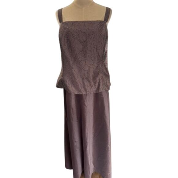 NWT! "CACHET" 2 PC Emb. Beaded Formal Dress SZ 24W Grandma Mother Of The Bride - Picture 5 of 16